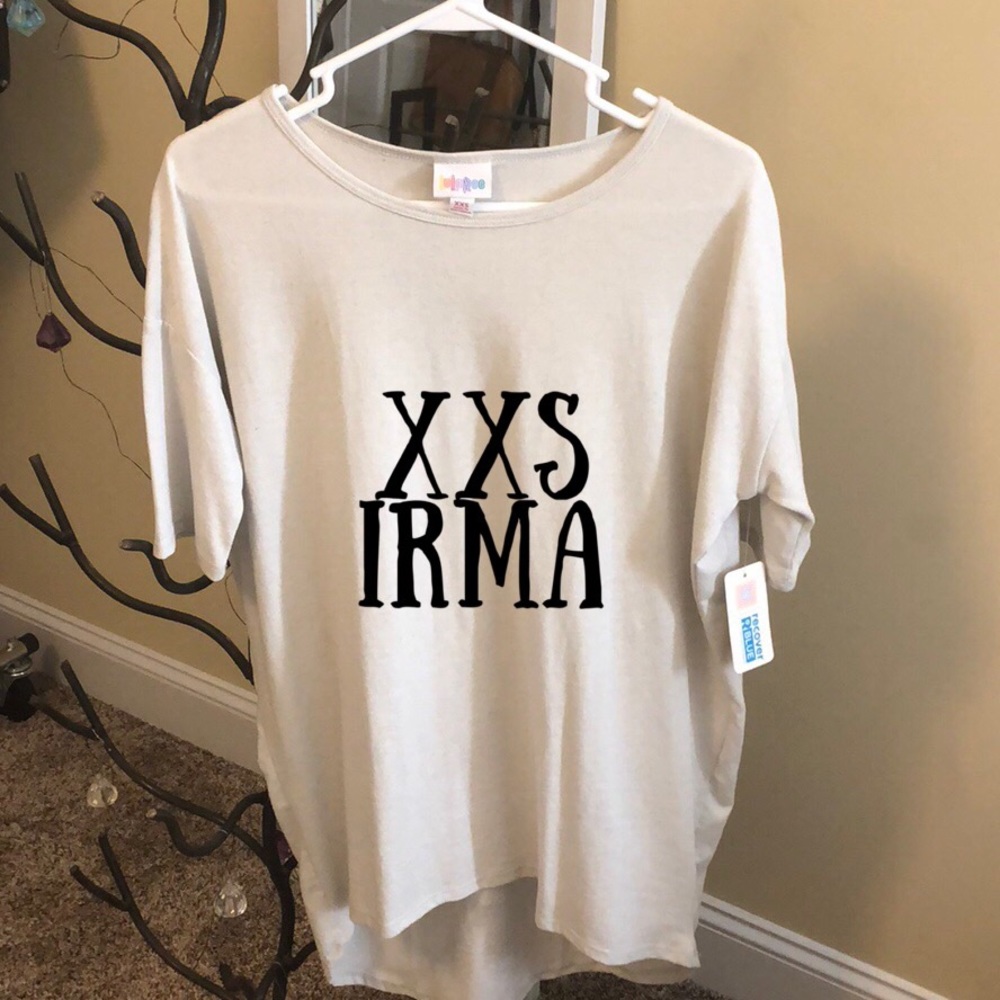 LULAROE XXS OFF WHITE IRMA
